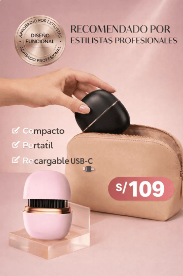 MINI CEPILLO ALISADOR PORTATIL Y RECARGABLE