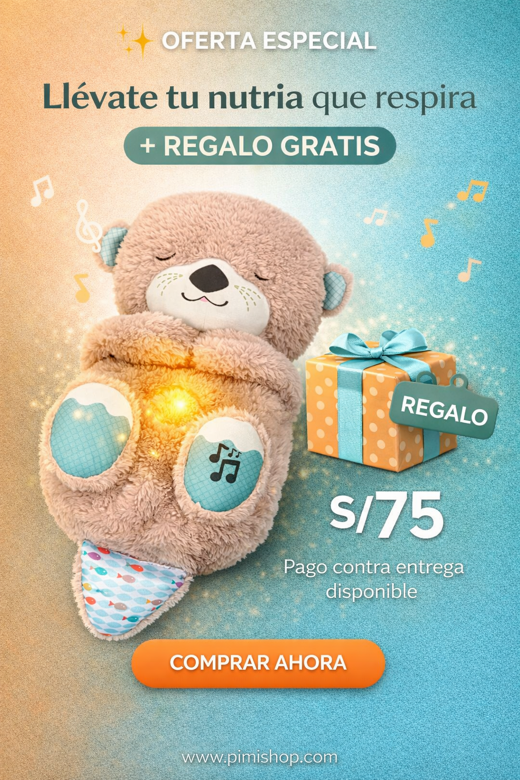 PELUCHE NUTRIA +REGALO🎁